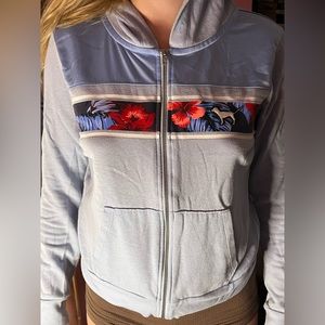 Pink Victoria secret jacket with hoodie